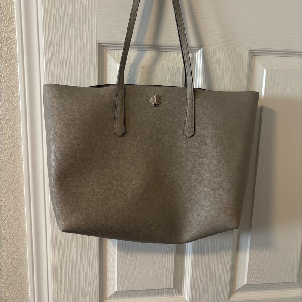 Gray Kate spade Tote